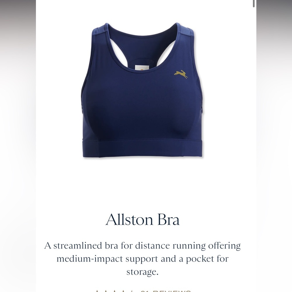 Tracksmith New Allston Bra size large